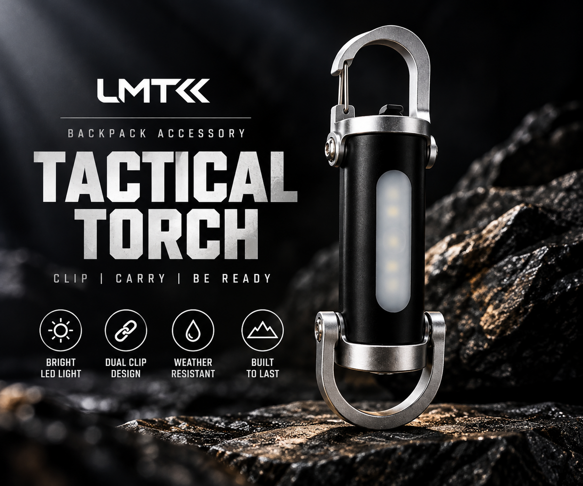 LMT Tactical Torch – dual clip backpack accessory