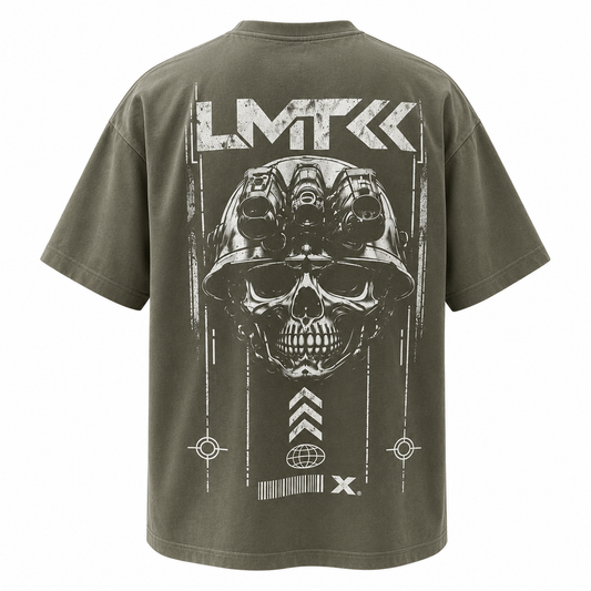 War Machine Tee 100% cotton (Grey Green)