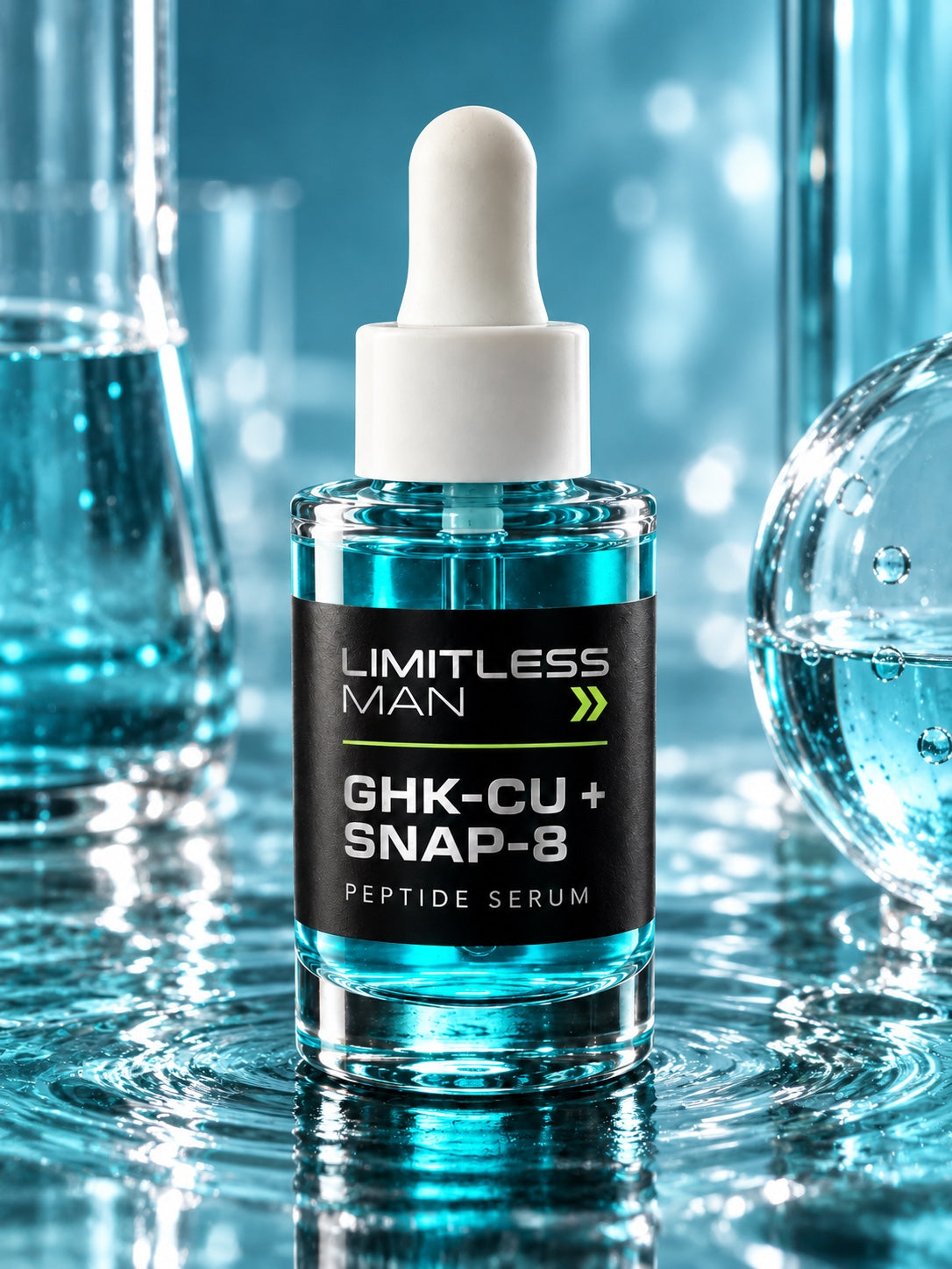 Limitless Man GHK-Cu / SNAP-8 serum application