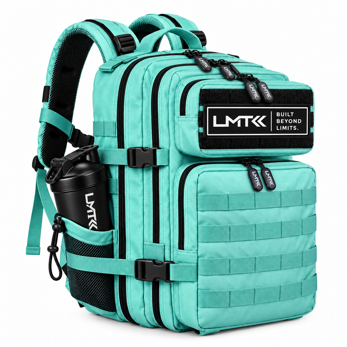 LMT backpack with branded LMT zipper pulls