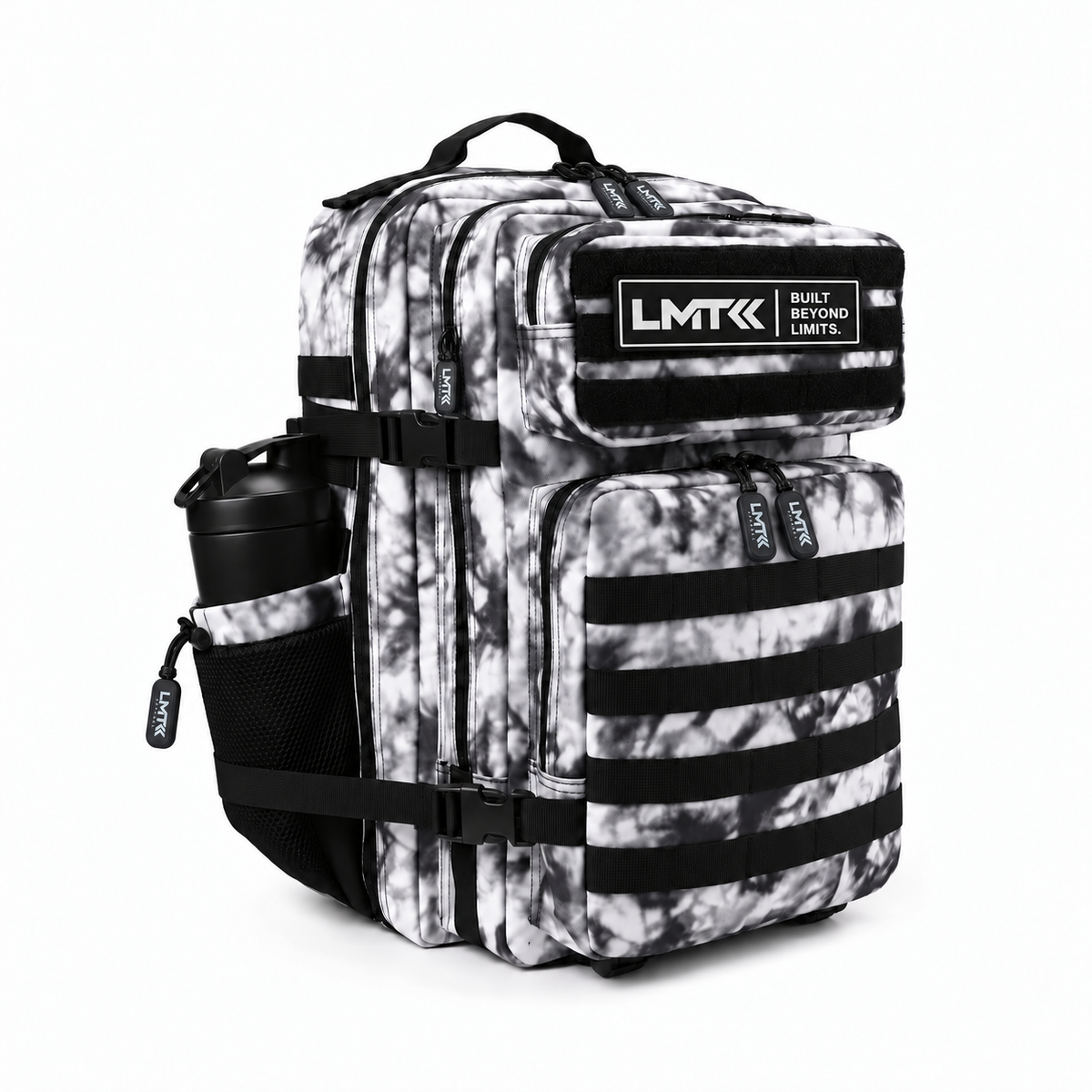 LMT backpack with branded LMT zipper pulls