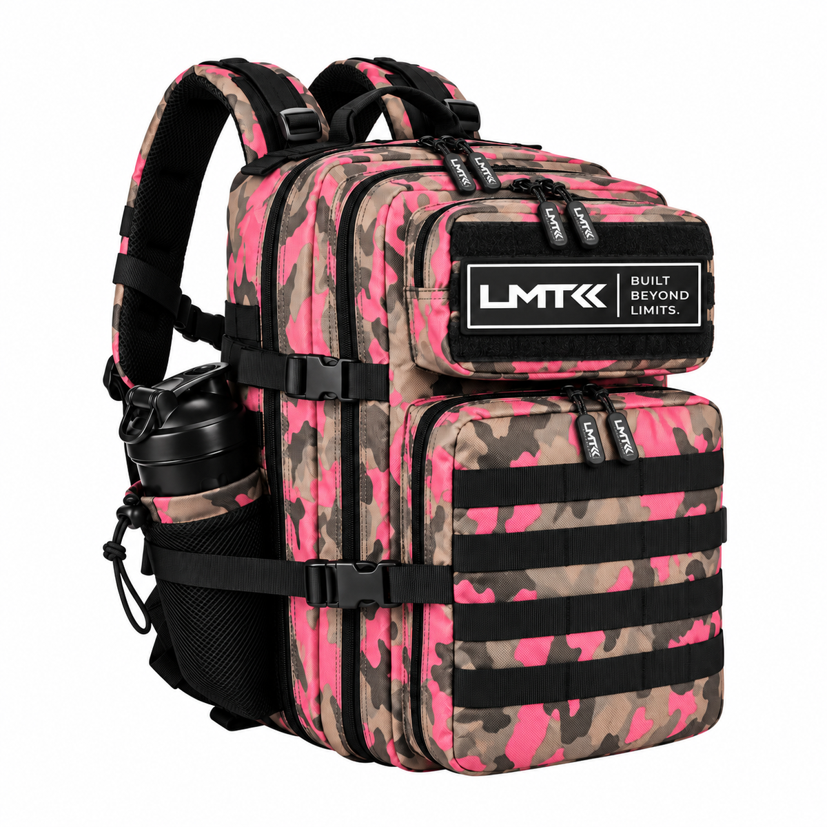 LMT backpack with branded LMT zipper pulls