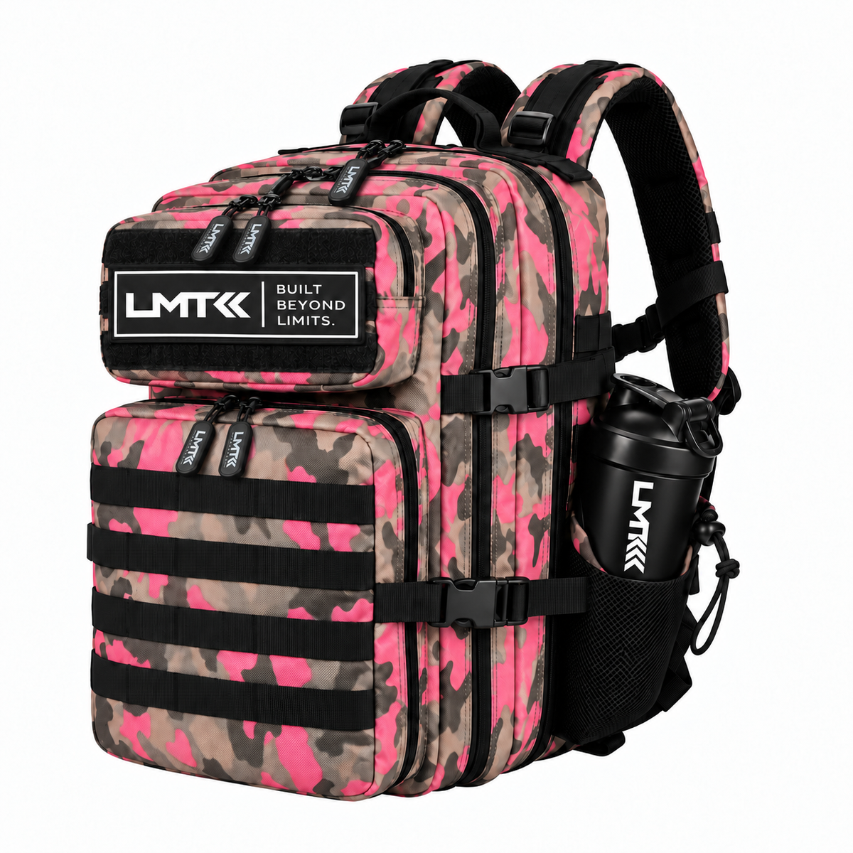 LMT backpack with branded LMT zipper pulls