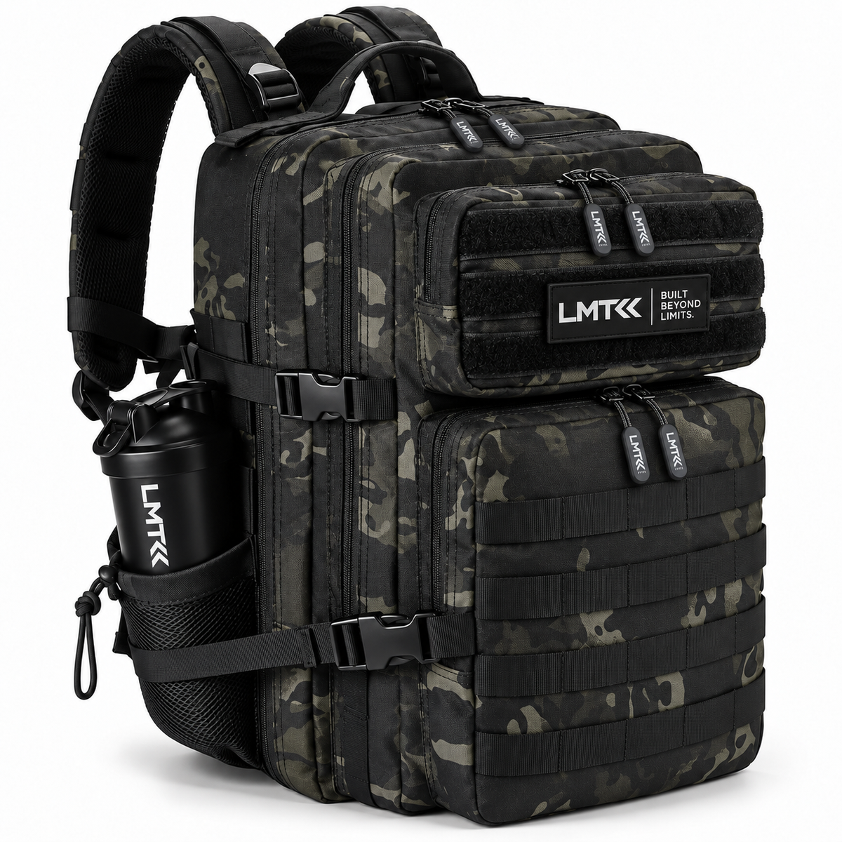 LMT 45L black camo tactical backpack
