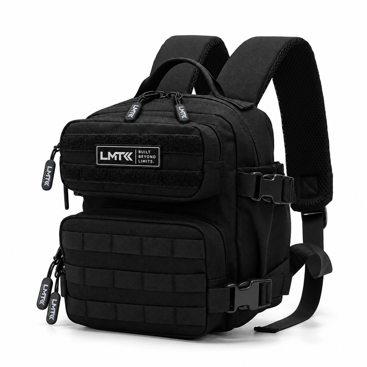 LMT 9L black tactical backpack front view