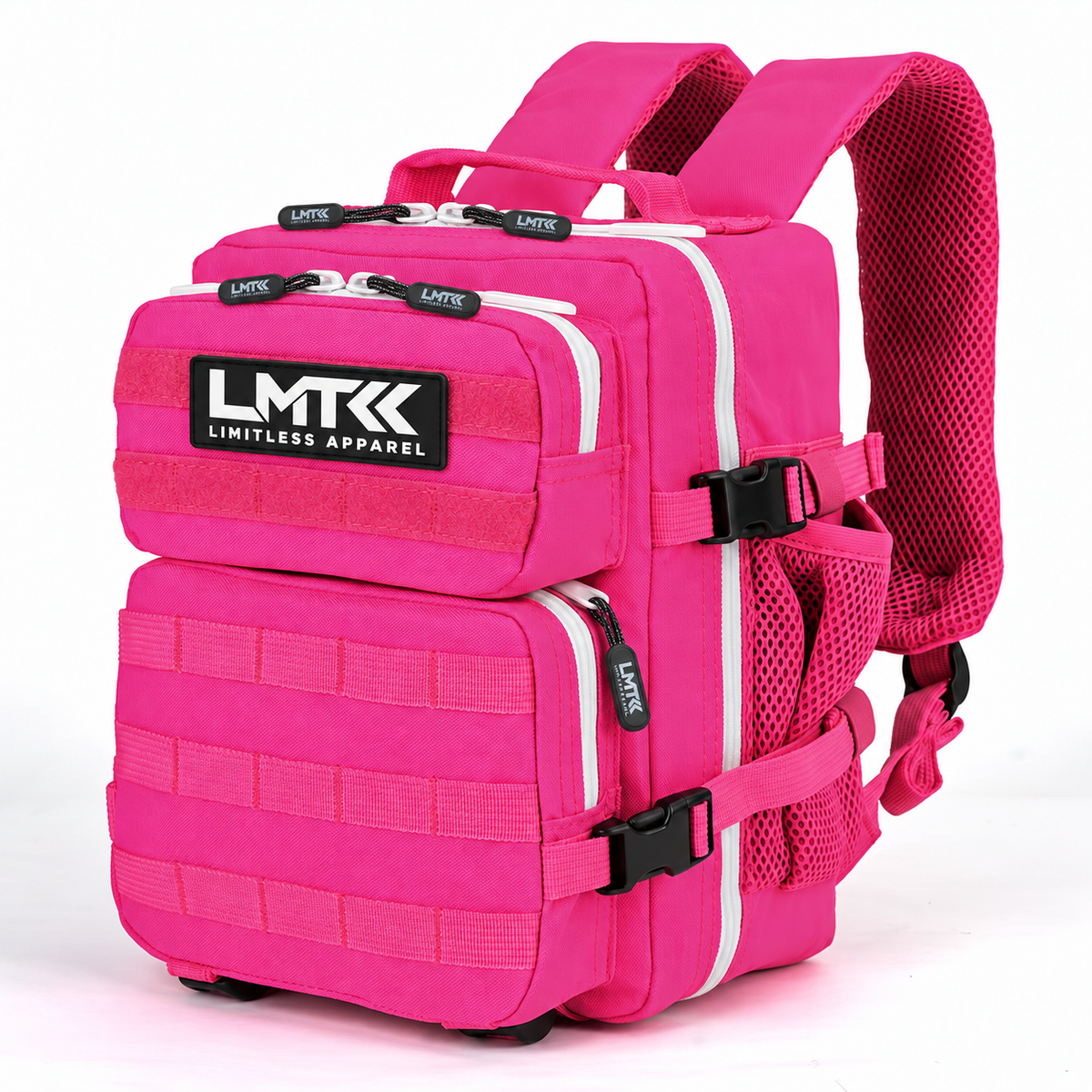LMT backpack with branded LMT zipper pulls
