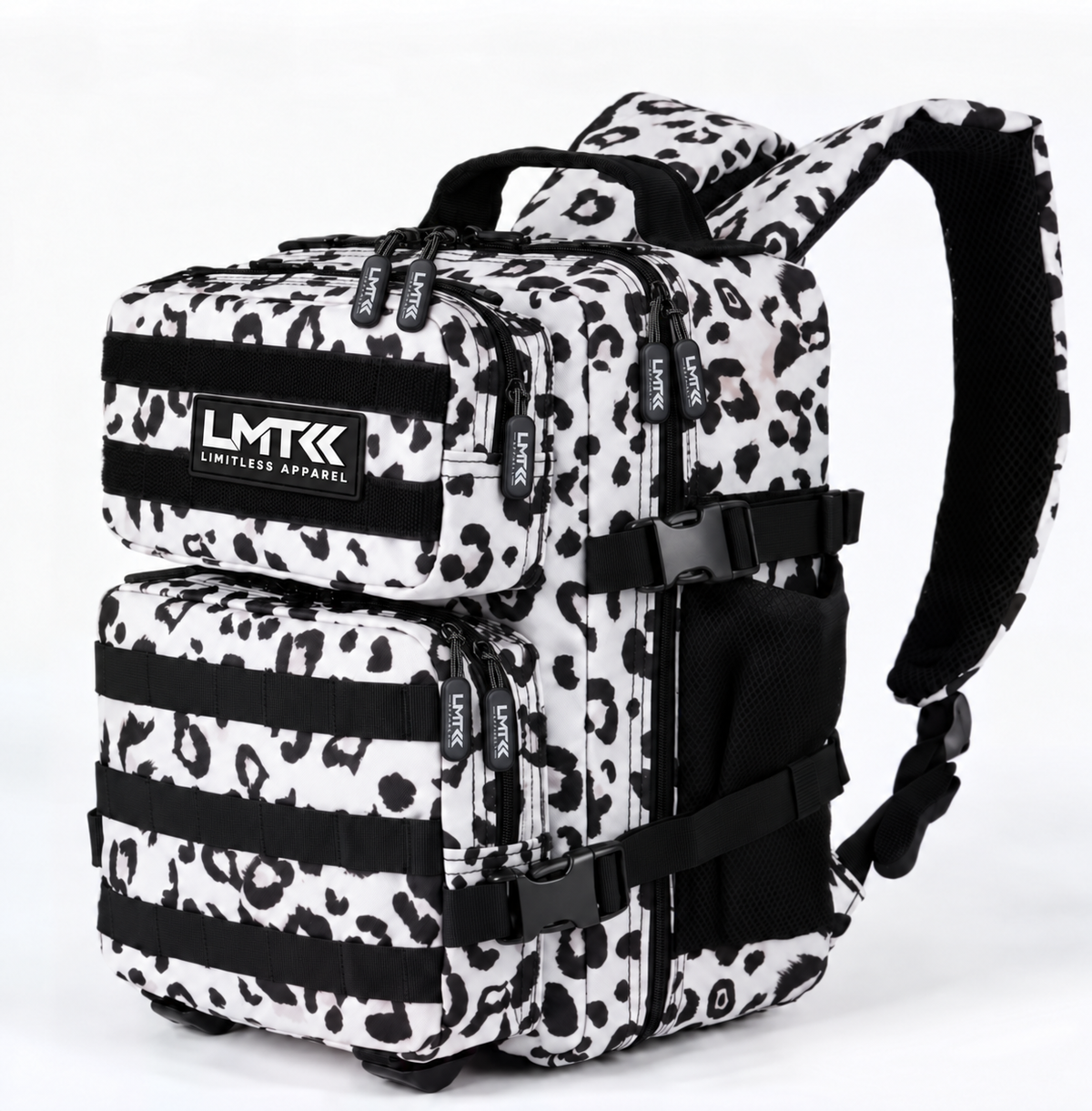 LMT backpack with branded LMT zipper pulls