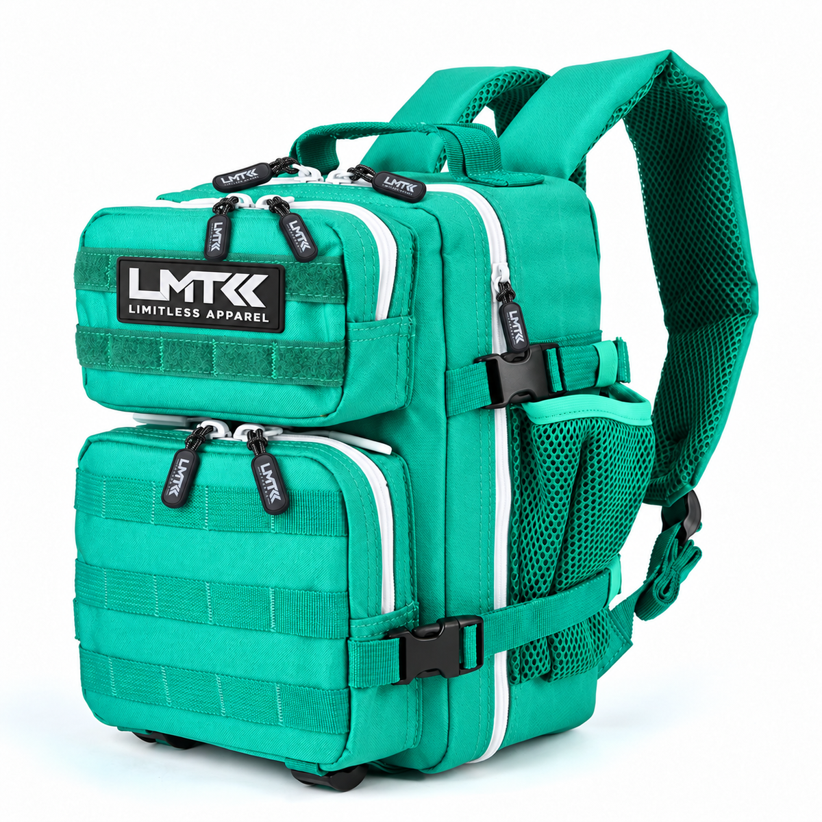 LMT backpack with branded LMT zipper pulls