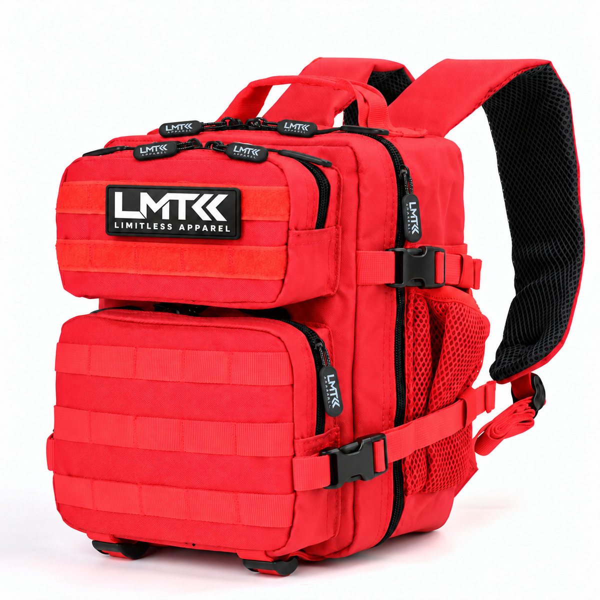 LMT backpack with branded LMT zipper pulls
