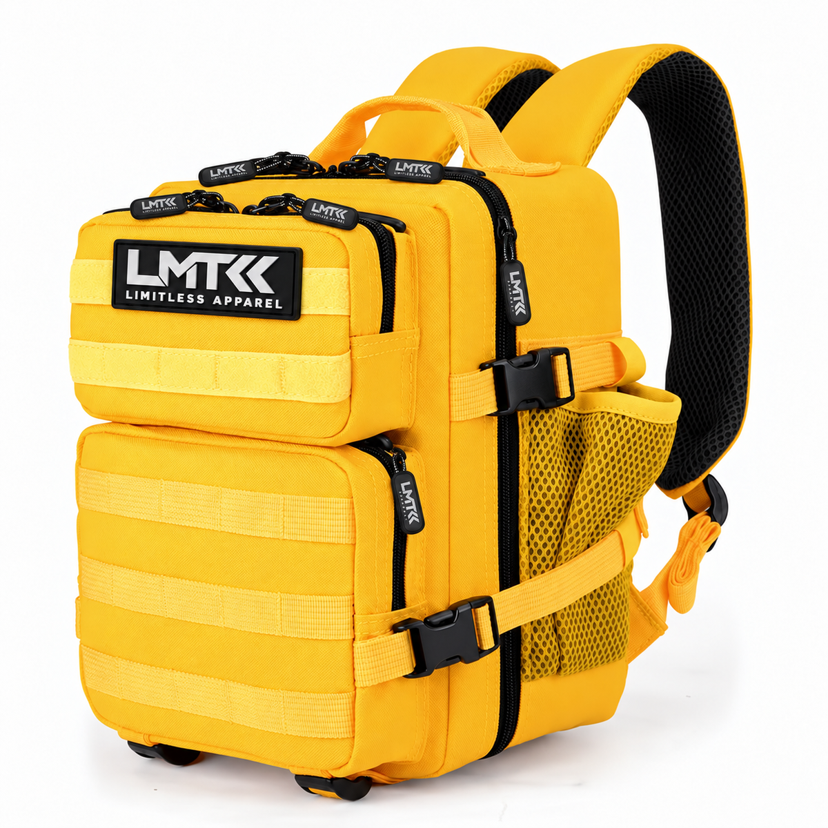 LMT backpack with branded LMT zipper pulls