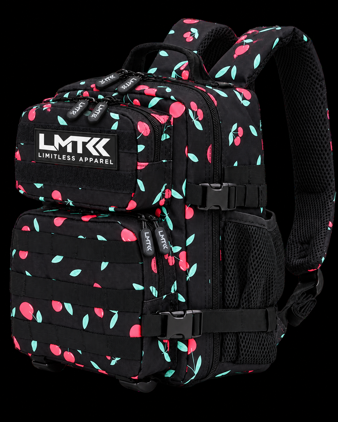 LMT 9L Black Cherry tactical backpack — transparent background