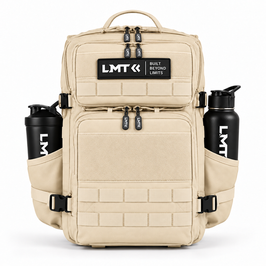LMT 45L off white tactical backpack front view