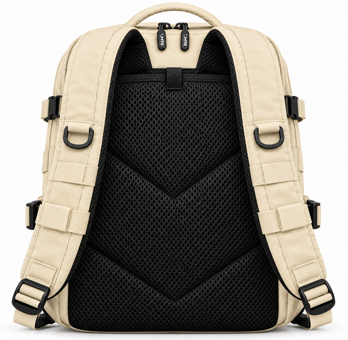 off white backpack – black breathable back mesh detail